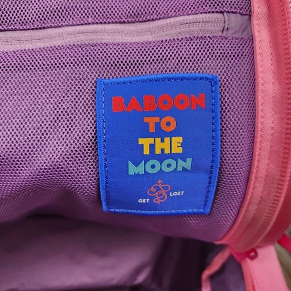 Baboon to the Moon Small Go Backpack in Cotton Candy Pink NEW 40 Liters - Picture 7 of 11